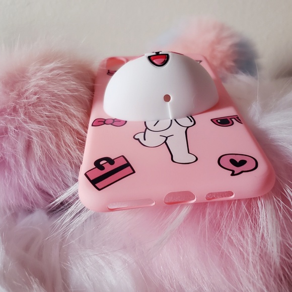 LINE FRIENDS CONY RABBIT PINK IPHONE CASE - Picture 5 of 8